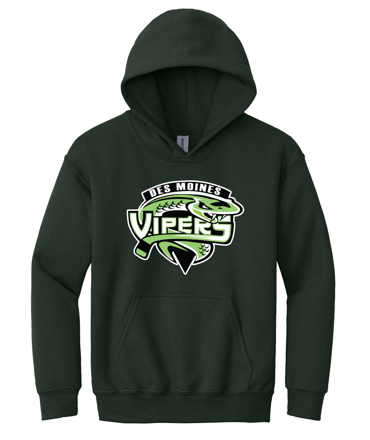 Des Moines Vipers Youth Hooded Sweatshirt