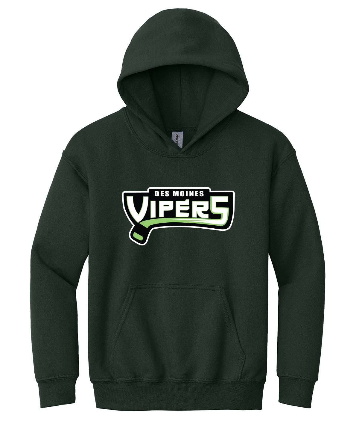 Des Moines Vipers Youth Hooded Sweatshirt