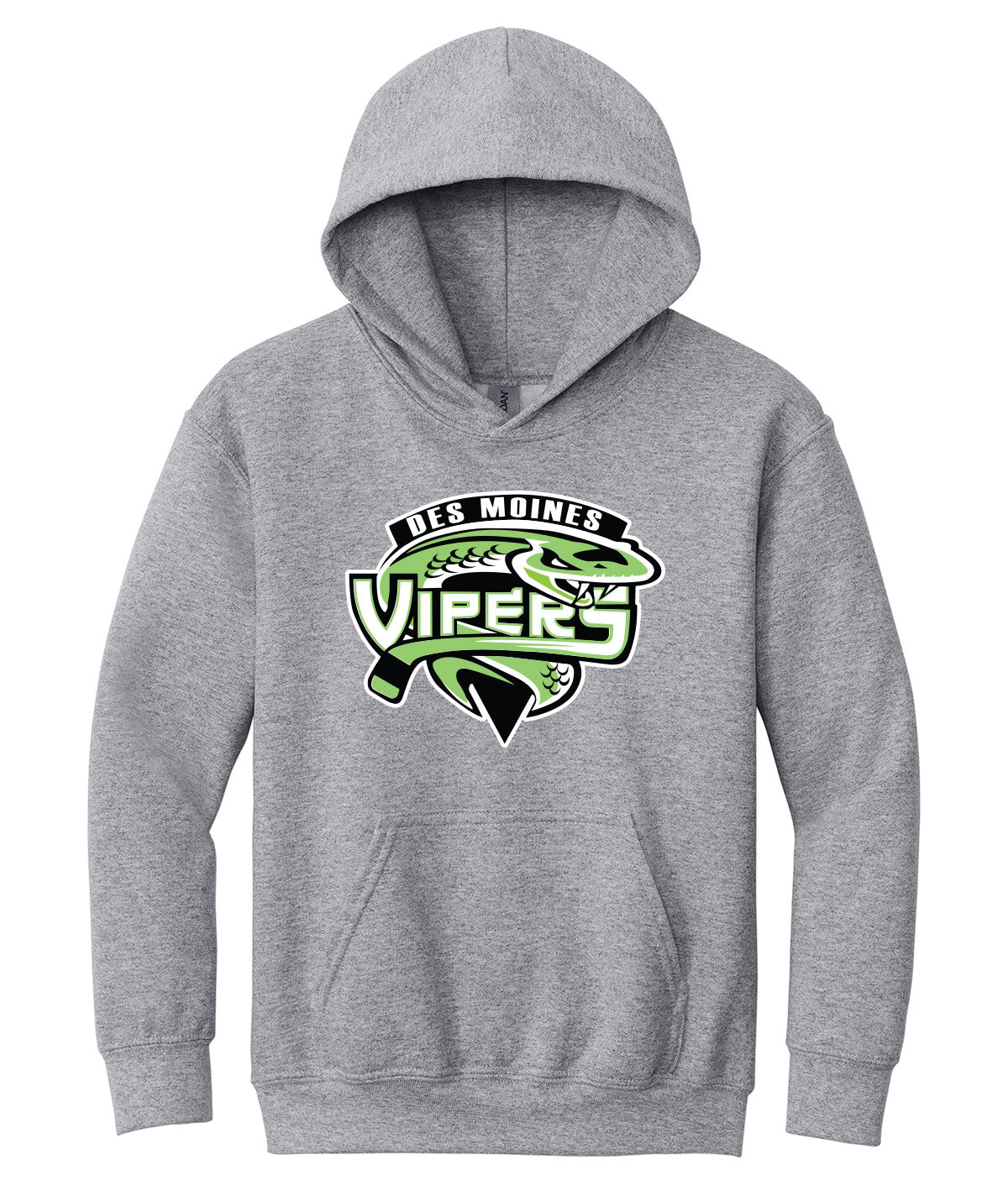 Des Moines Vipers Youth Hooded Sweatshirt