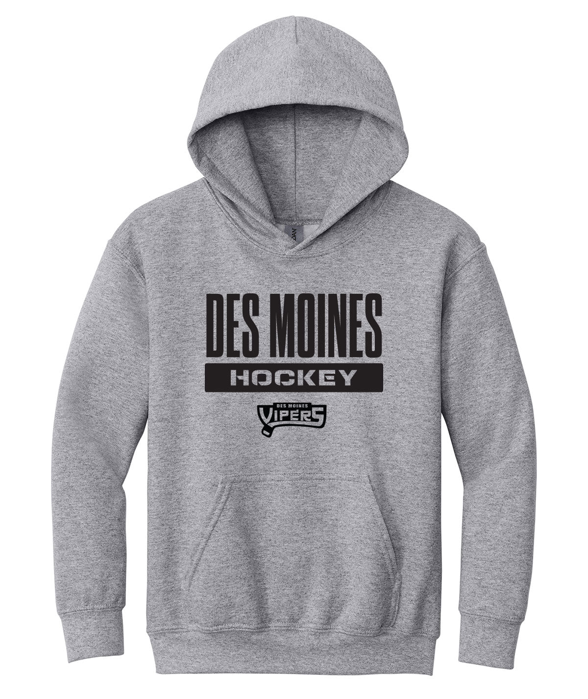 Des Moines Vipers Youth Hooded Sweatshirt