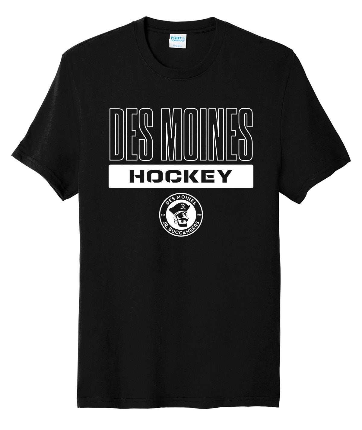 Des Moines Jr. Bucs Soft Tee