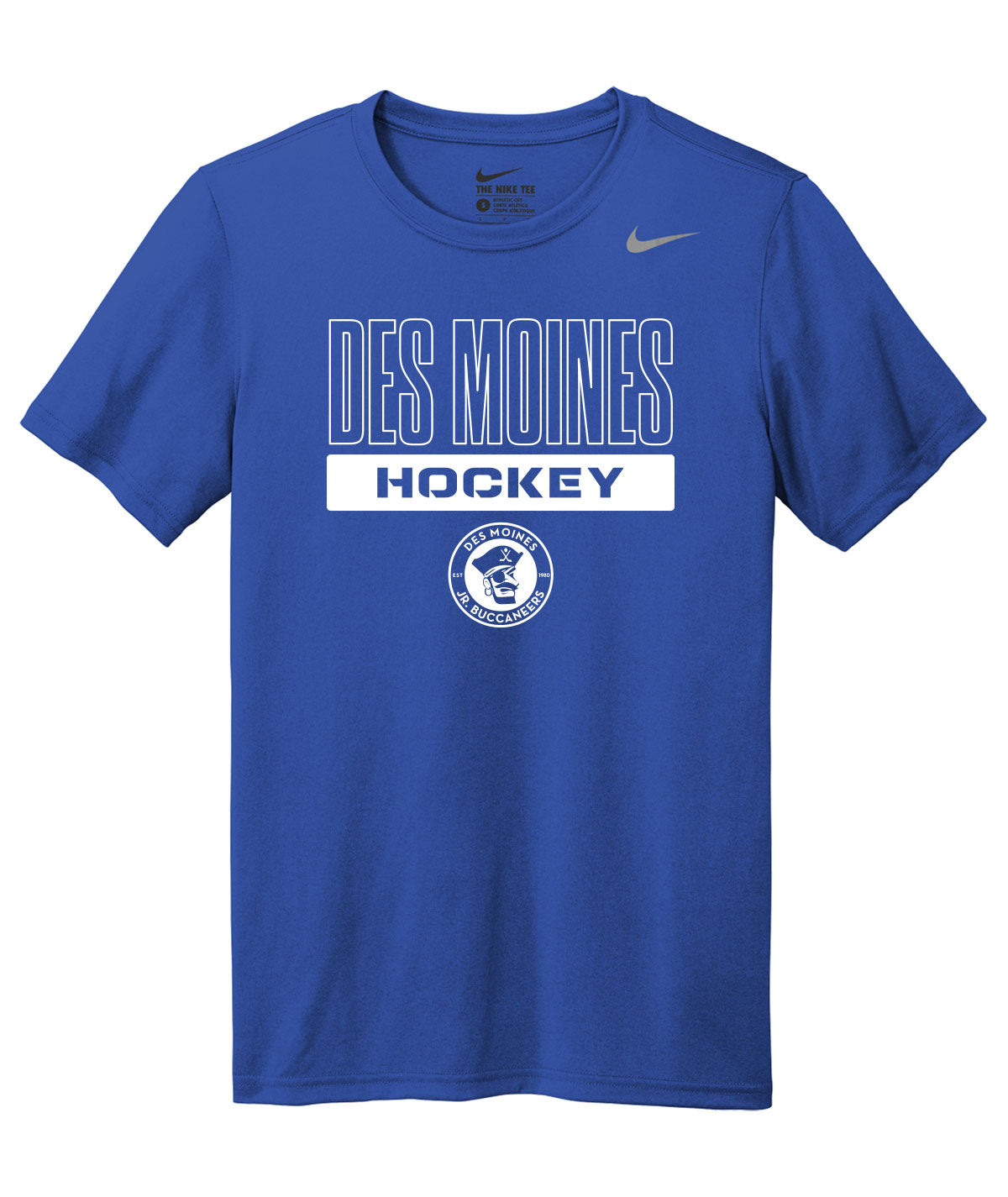 Des Moines Jr. Bucs Nike Legend Tee