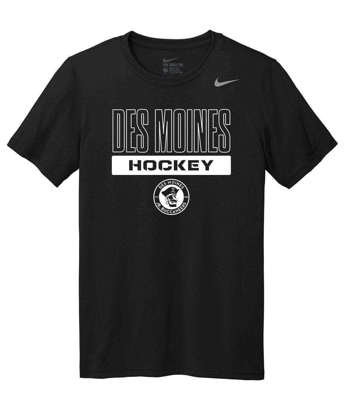 Des Moines Jr. Bucs Nike Legend Tee