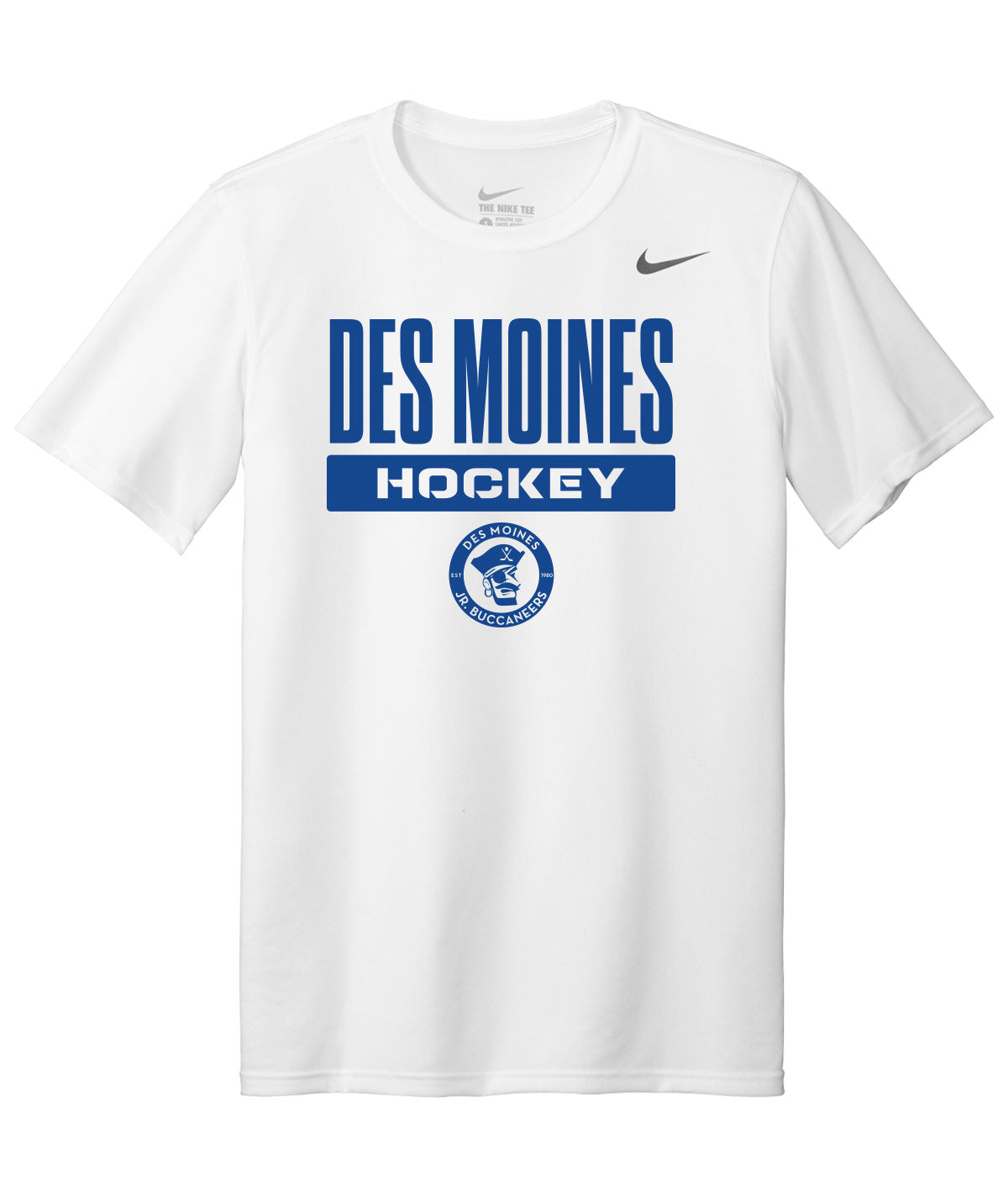 Des Moines Jr. Bucs Nike Legend Tee
