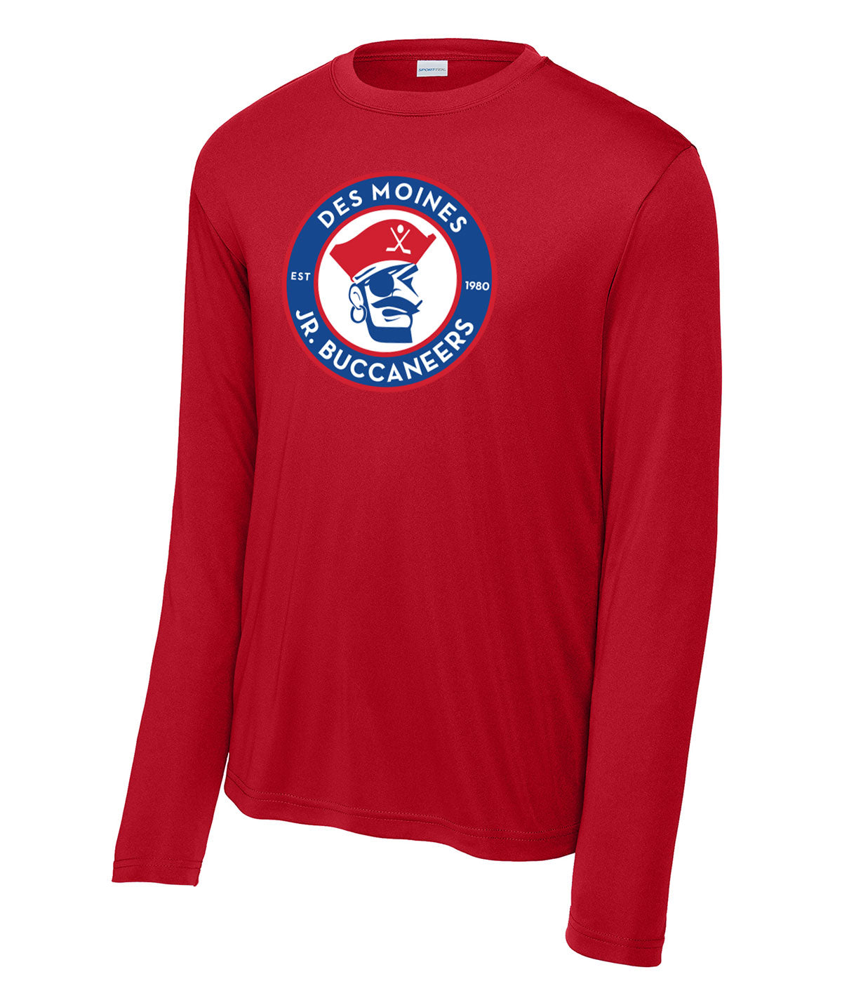 Des Moines Jr. Bucs Long-Sleeve Performance Tee