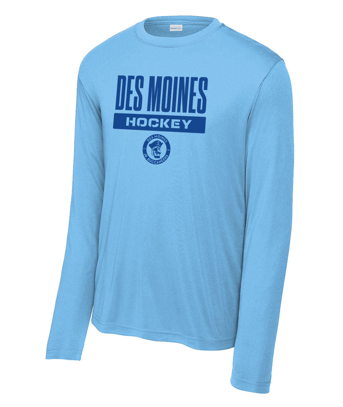 Des Moines Jr. Bucs Long-Sleeve Performance Tee
