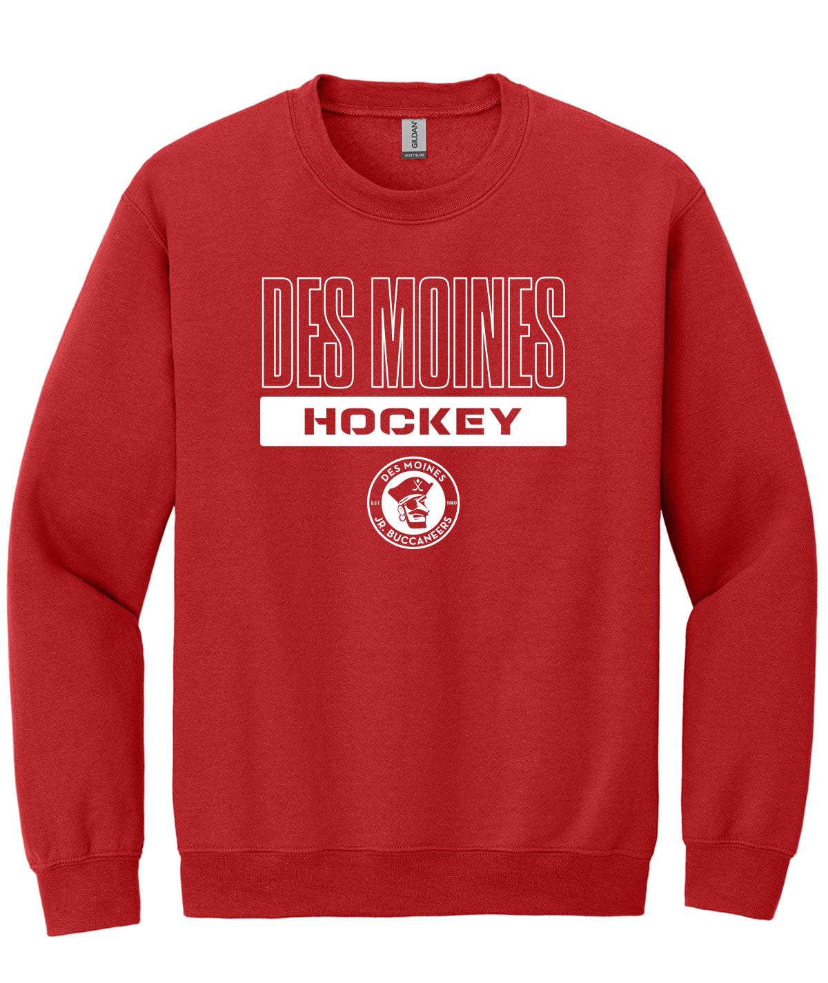 Des Moines Jr. Bucs Crewneck Sweatshirt