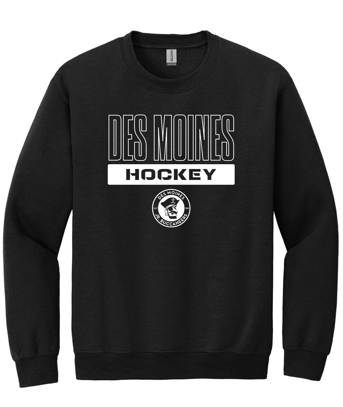 Des Moines Jr. Bucs Crewneck Sweatshirt