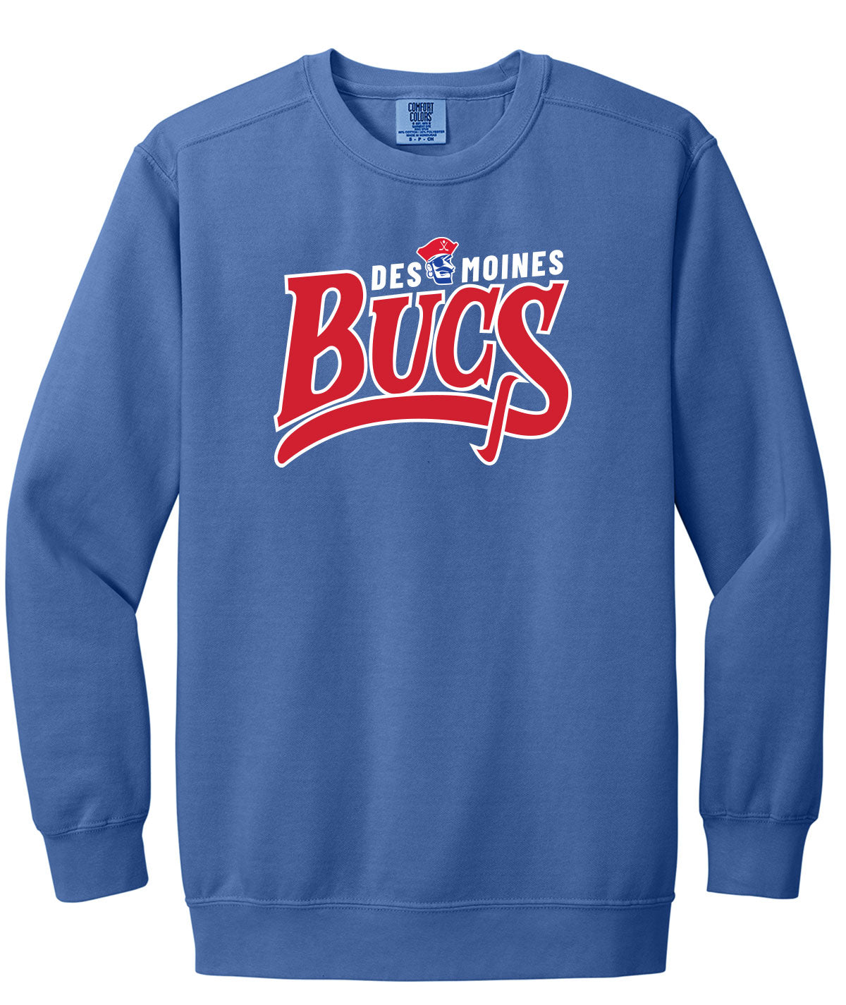 Des Moines Jr. Bucs Comfort Colors Crewneck Sweatshirt