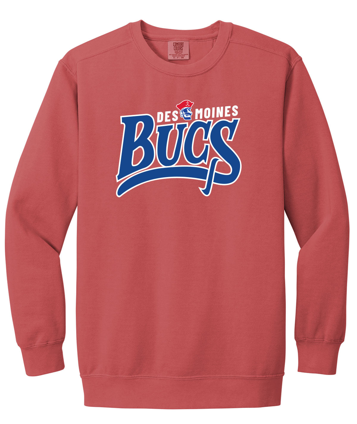 Des Moines Jr. Bucs Comfort Colors Crewneck Sweatshirt