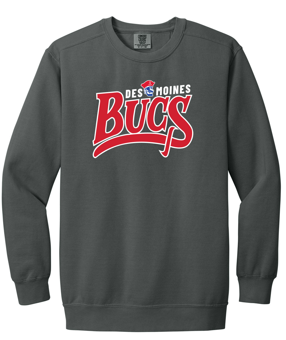 Des Moines Jr. Bucs Comfort Colors Crewneck Sweatshirt
