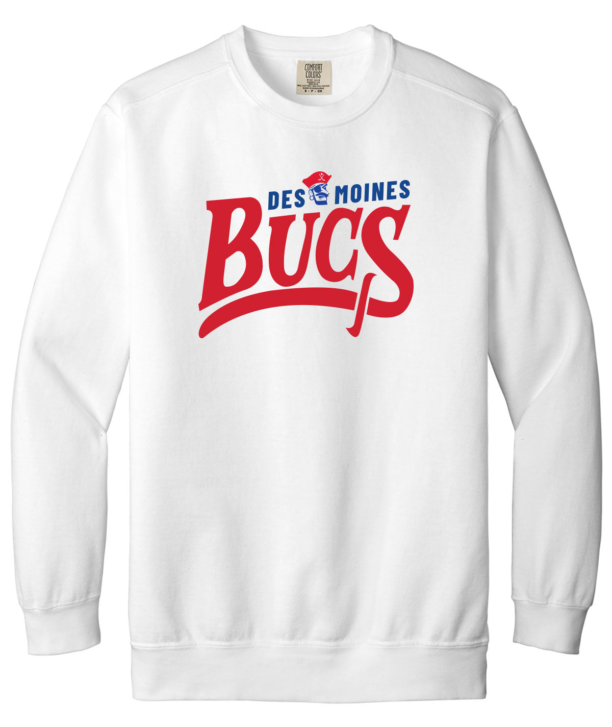 Des Moines Jr. Bucs Comfort Colors Crewneck Sweatshirt