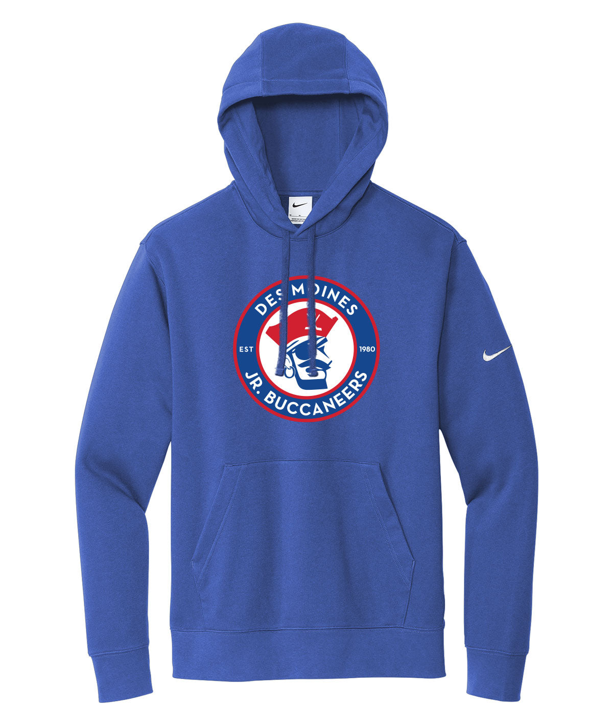 Des Moines Jr. Bucs Nike Fleece Hoodie