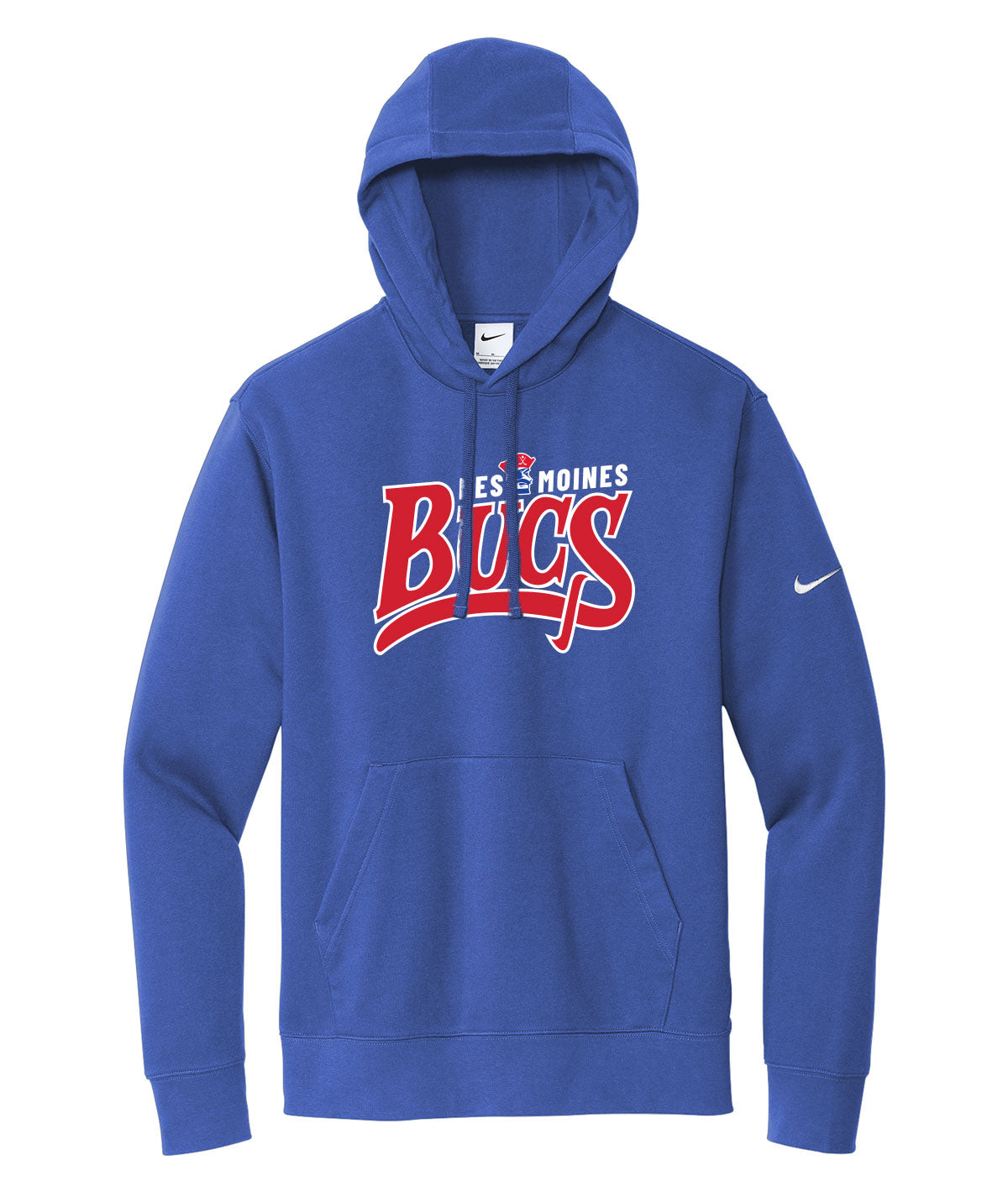 Des Moines Jr. Bucs Nike Fleece Hoodie