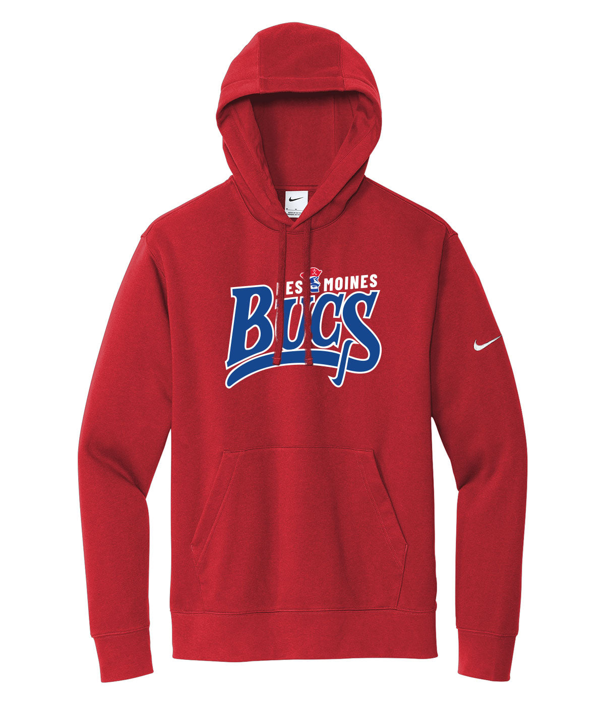 Des Moines Jr. Bucs Nike Fleece Hoodie