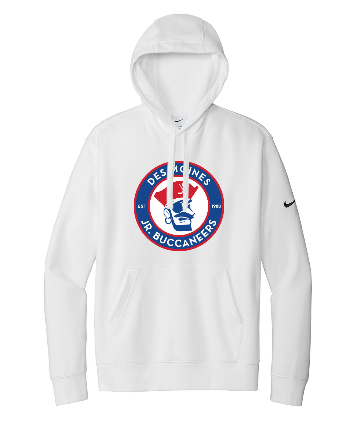 Des Moines Jr. Bucs Nike Fleece Hoodie