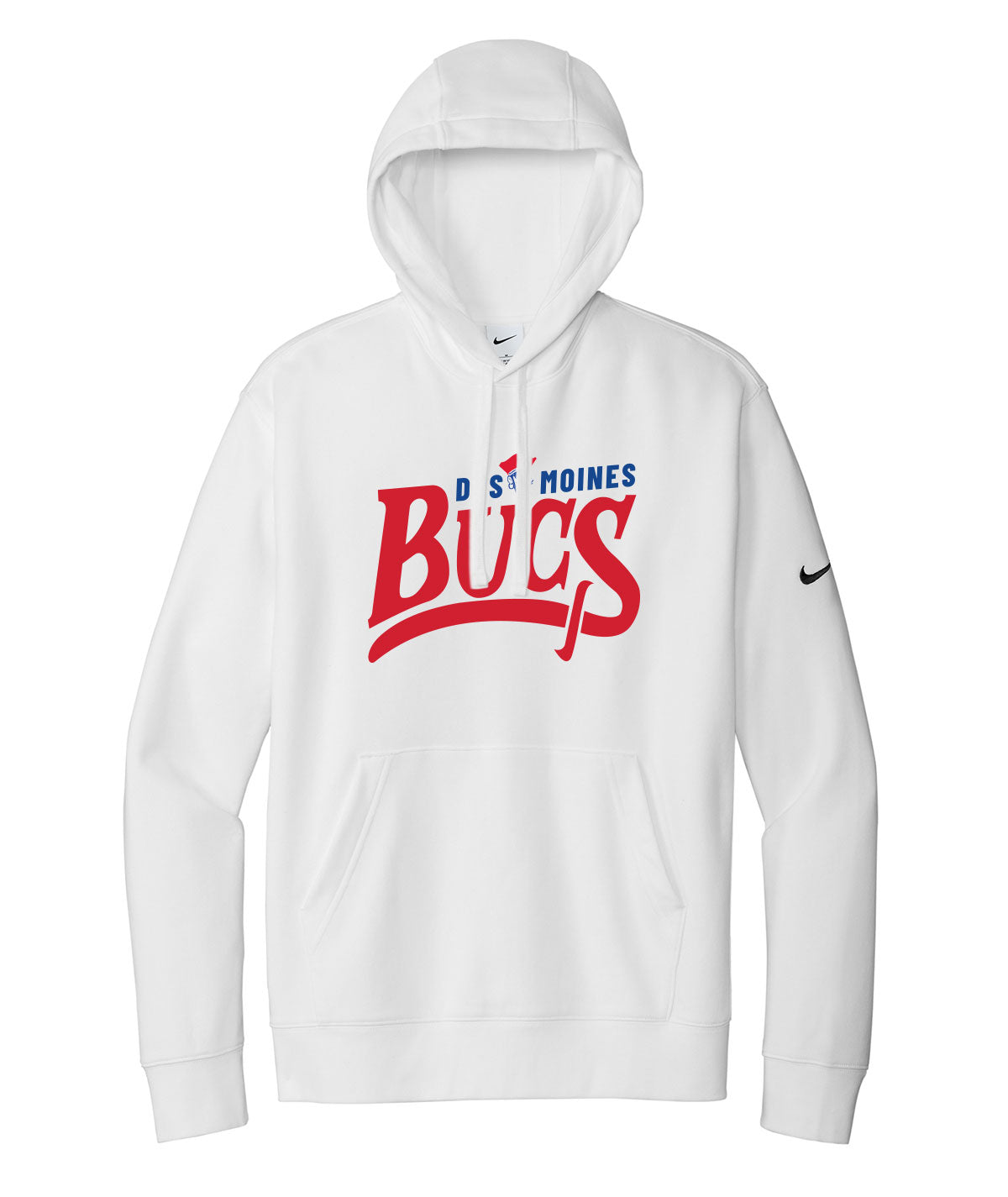 Des Moines Jr. Bucs Nike Fleece Hoodie