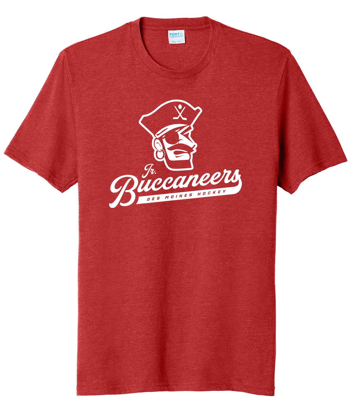 Des Moines Jr. Buccaneers Script Soft Tee