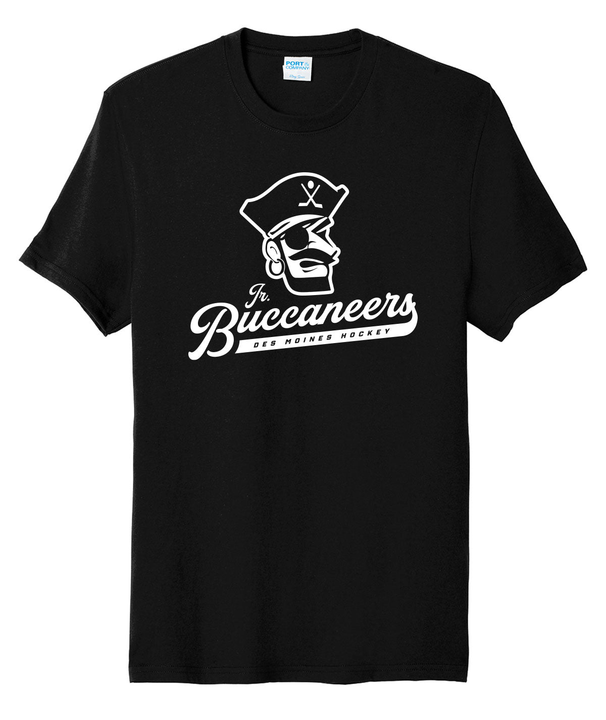 Des Moines Jr. Buccaneers Script Soft Tee