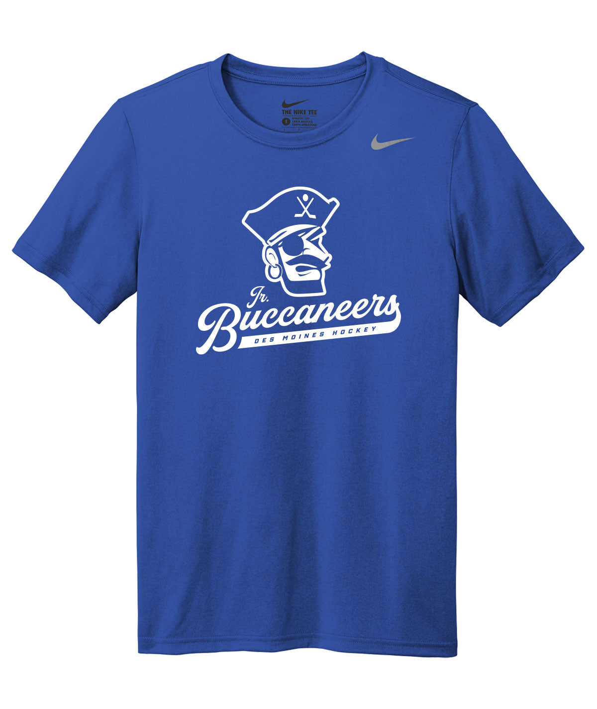 Des Moines Jr. Buccaneers Script Nike Legend Tee