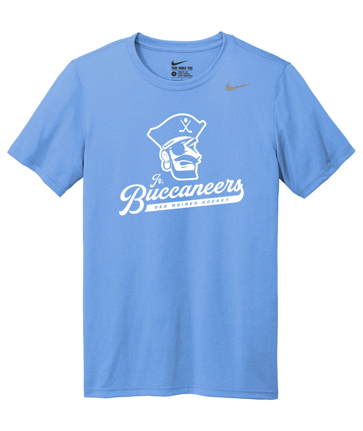 Des Moines Jr. Buccaneers Script Nike Legend Tee
