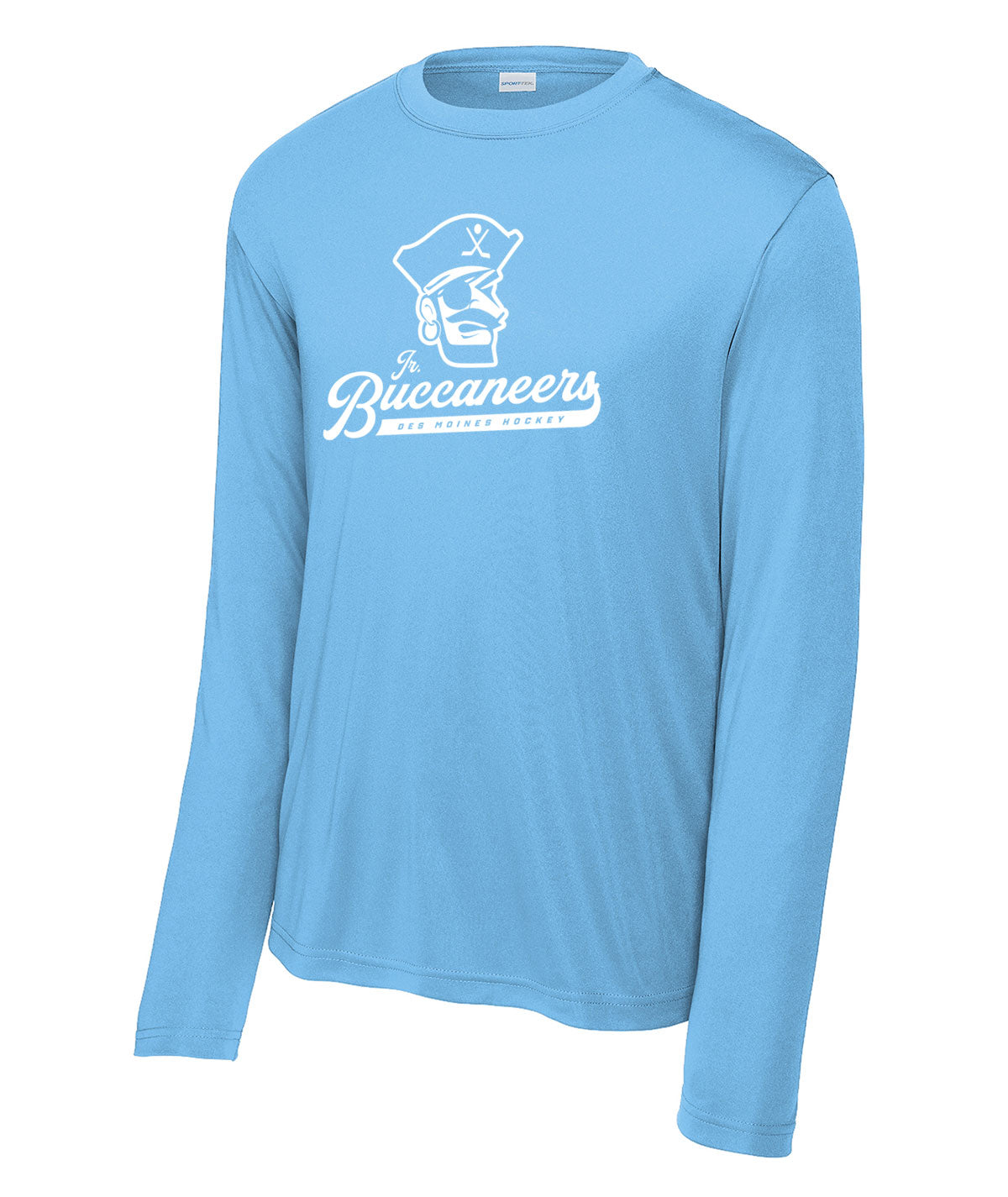 Des Moines Jr. Buccaneers Script Long-Sleeve Performance Tee