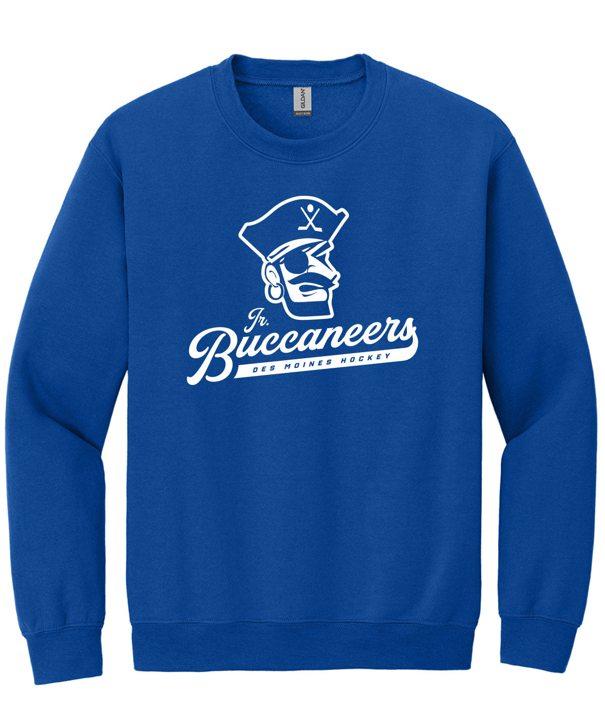 Des Moines Jr. Buccaneers Script Crewneck Sweatshirt
