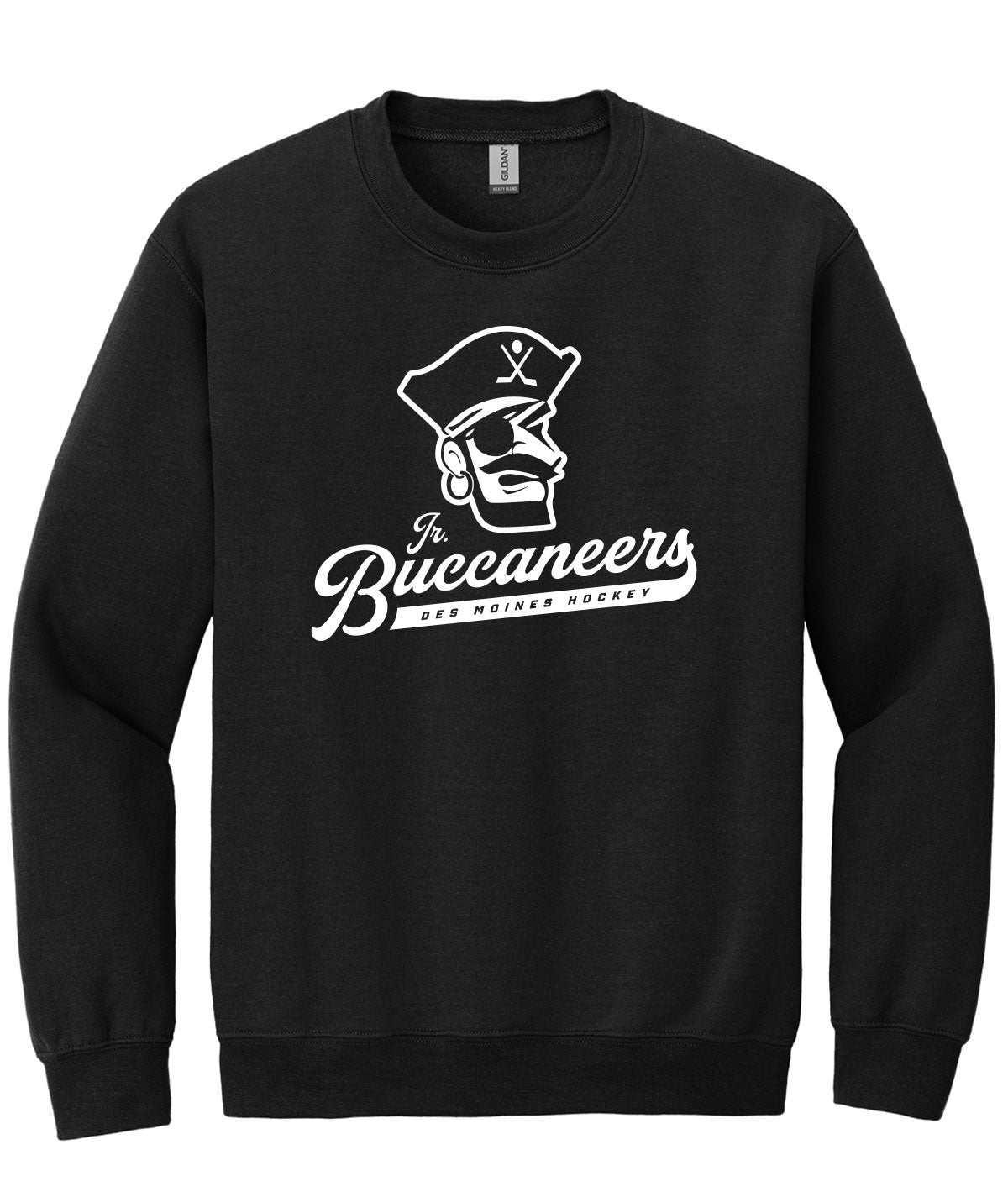 Des Moines Jr. Buccaneers Script Crewneck Sweatshirt