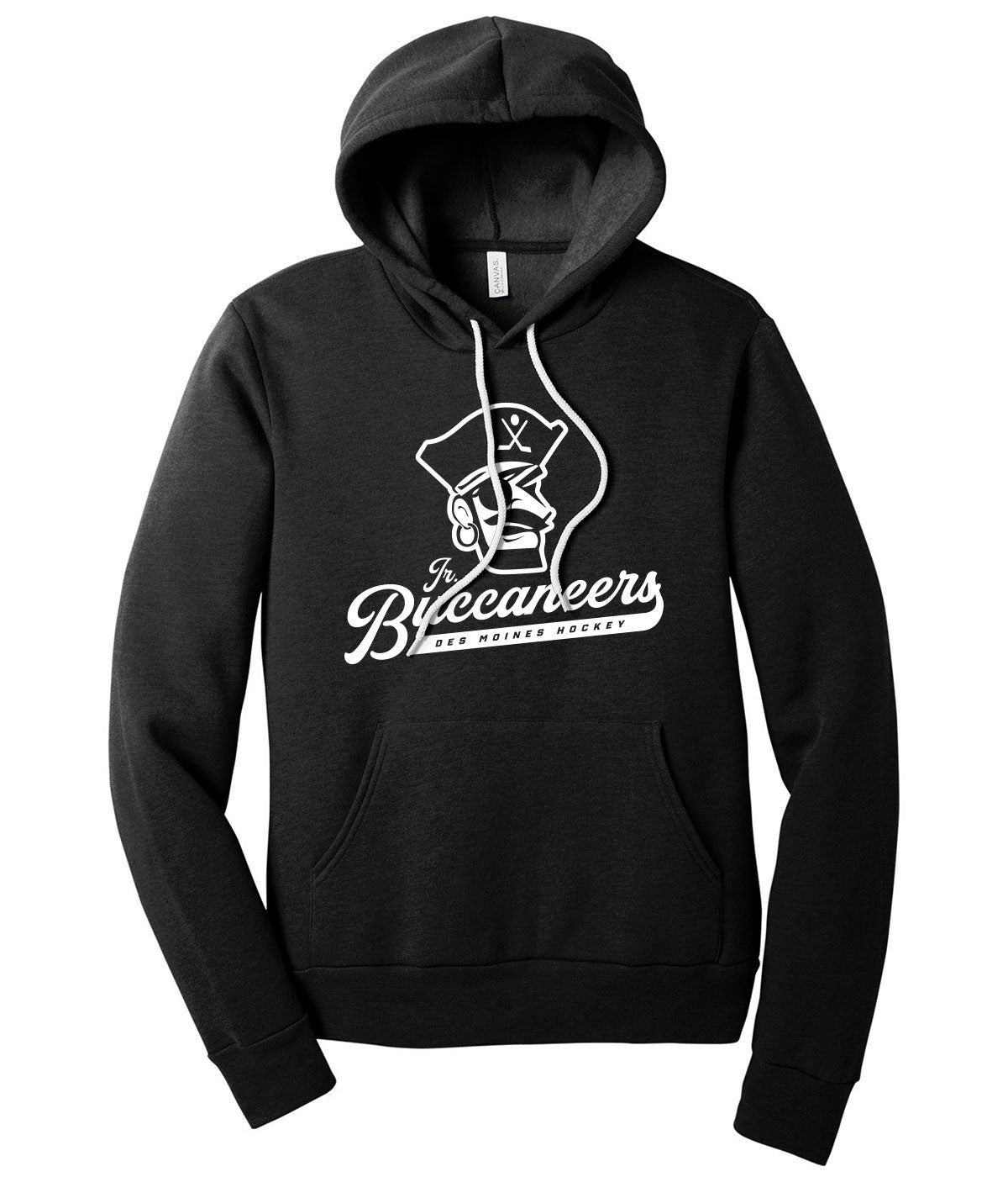 Des Moines Jr. Buccaneers Script Premium Softstyle Hoodie