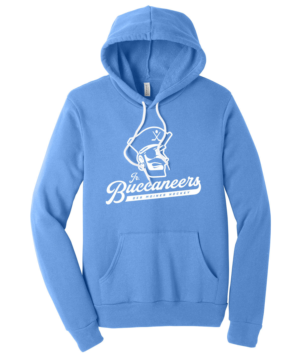 Des Moines Jr. Buccaneers Script Premium Softstyle Hoodie