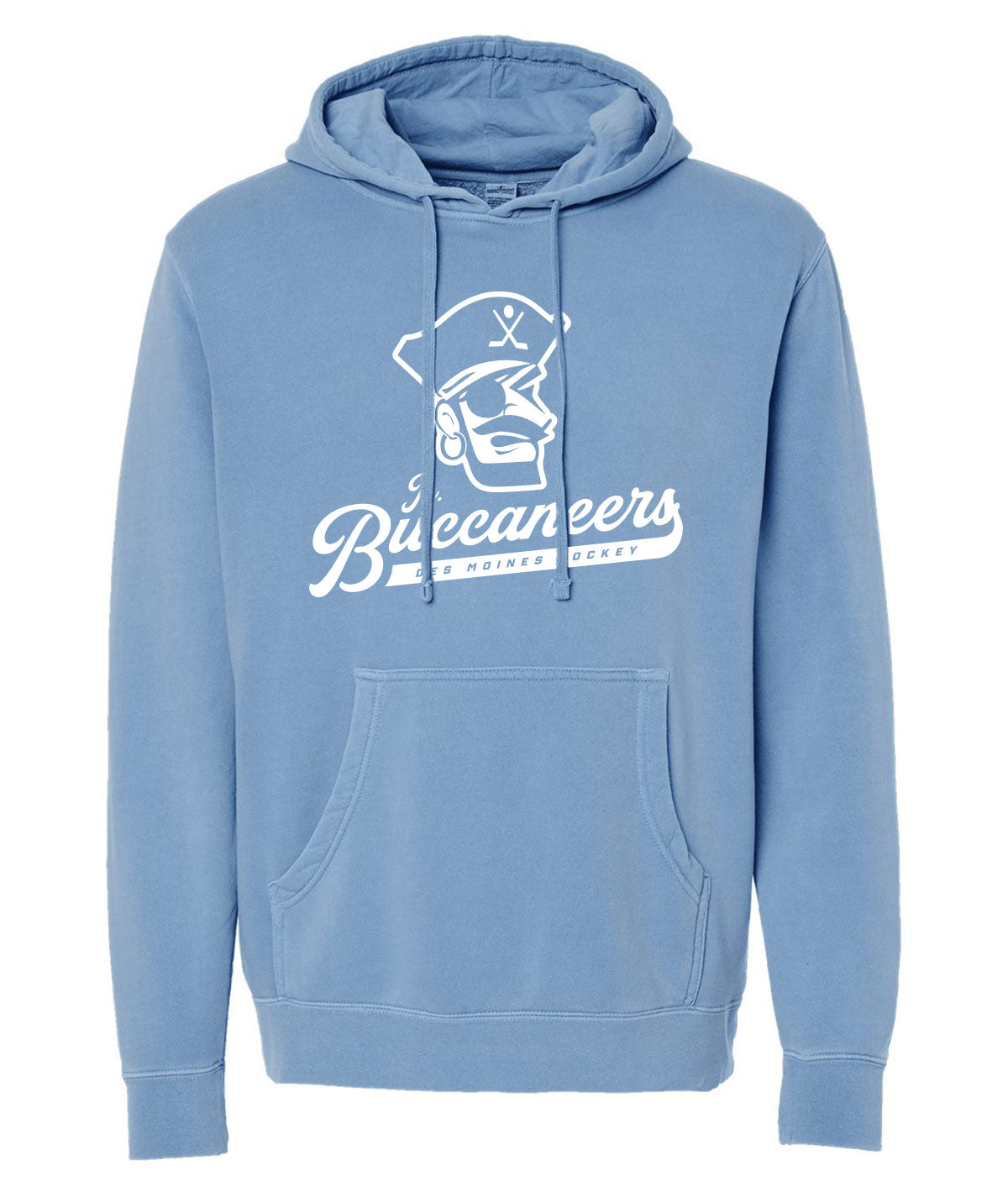 Des Moines Jr. Buccaneers Script Slouch Hoodie