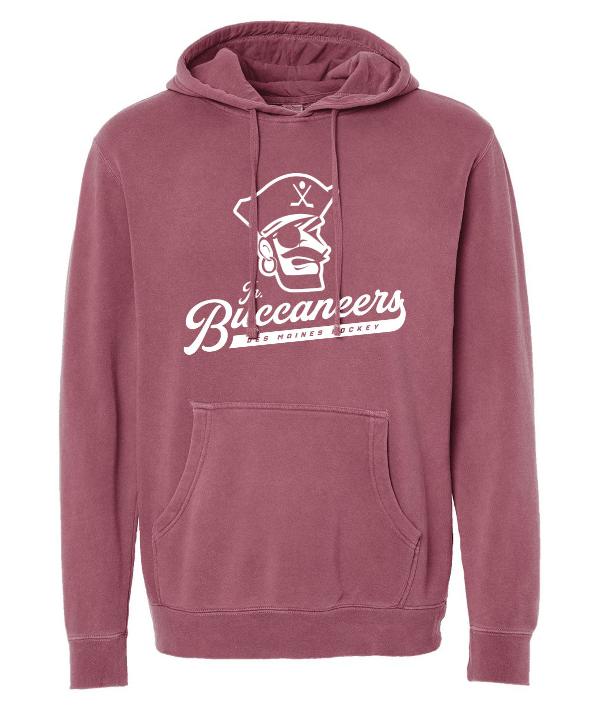 Des Moines Jr. Buccaneers Script Slouch Hoodie