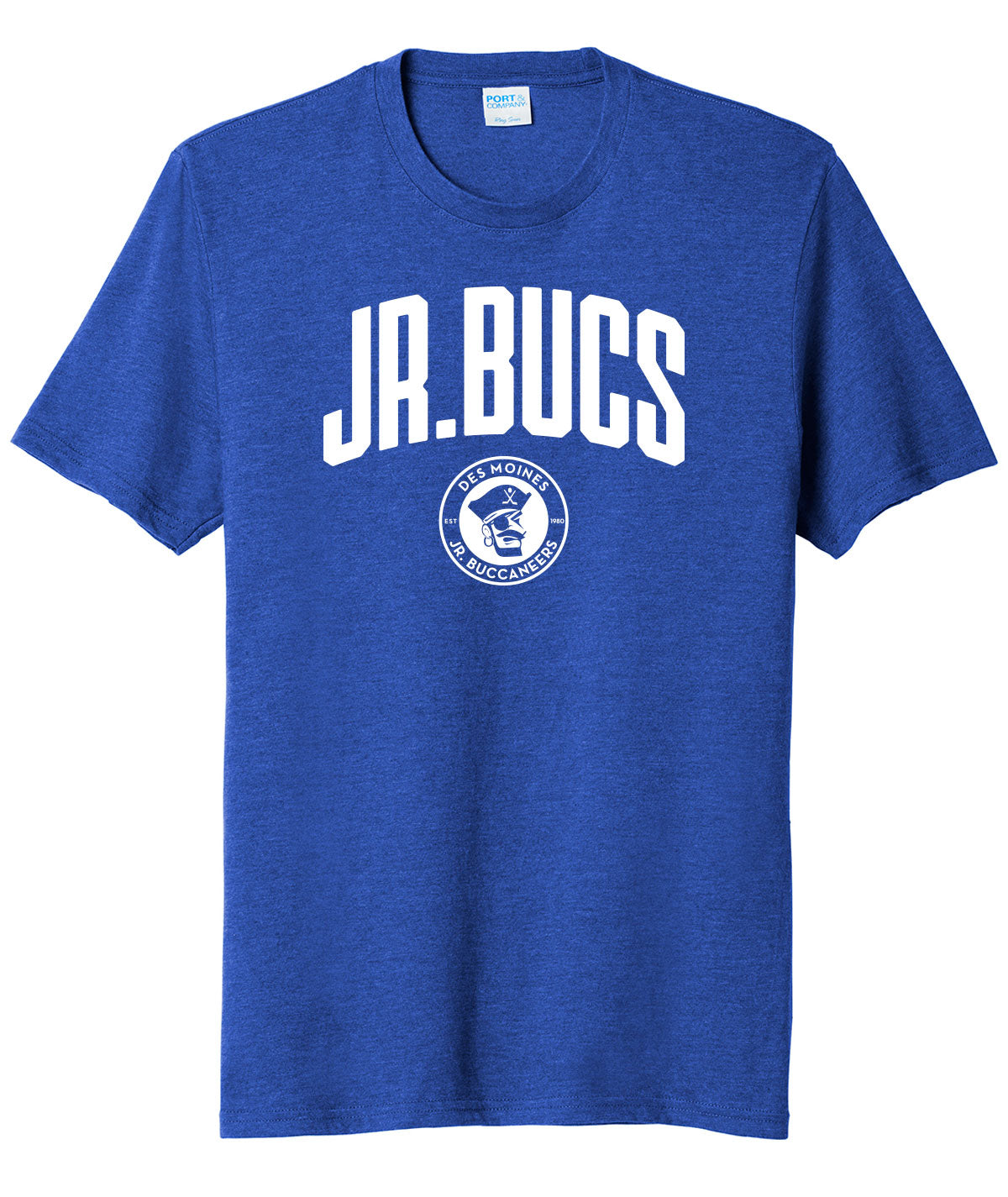 Des Moines Jr. Bucs Arch Soft Tee
