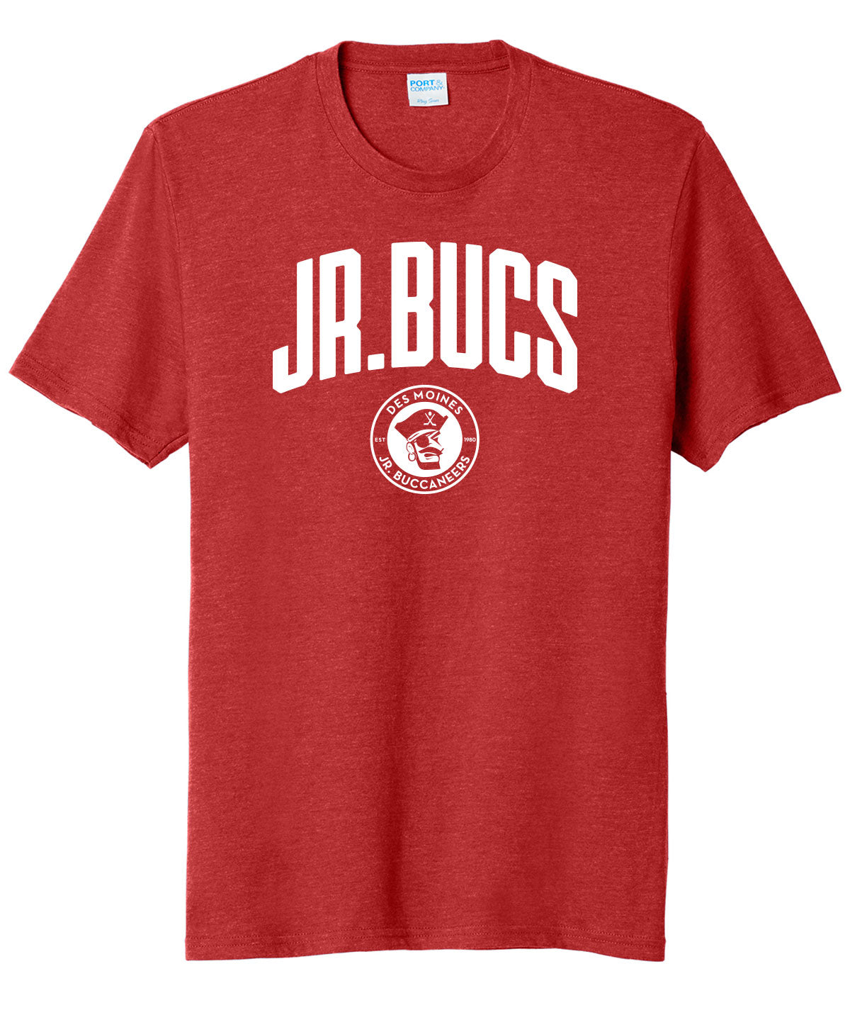 Des Moines Jr. Bucs Arch Soft Tee