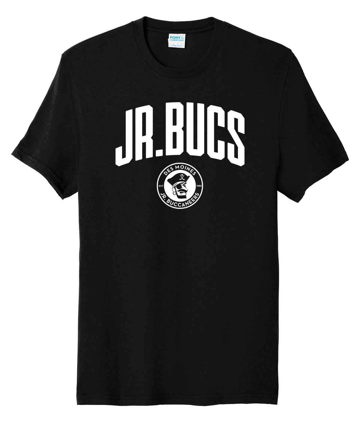 Des Moines Jr. Bucs Arch Soft Tee