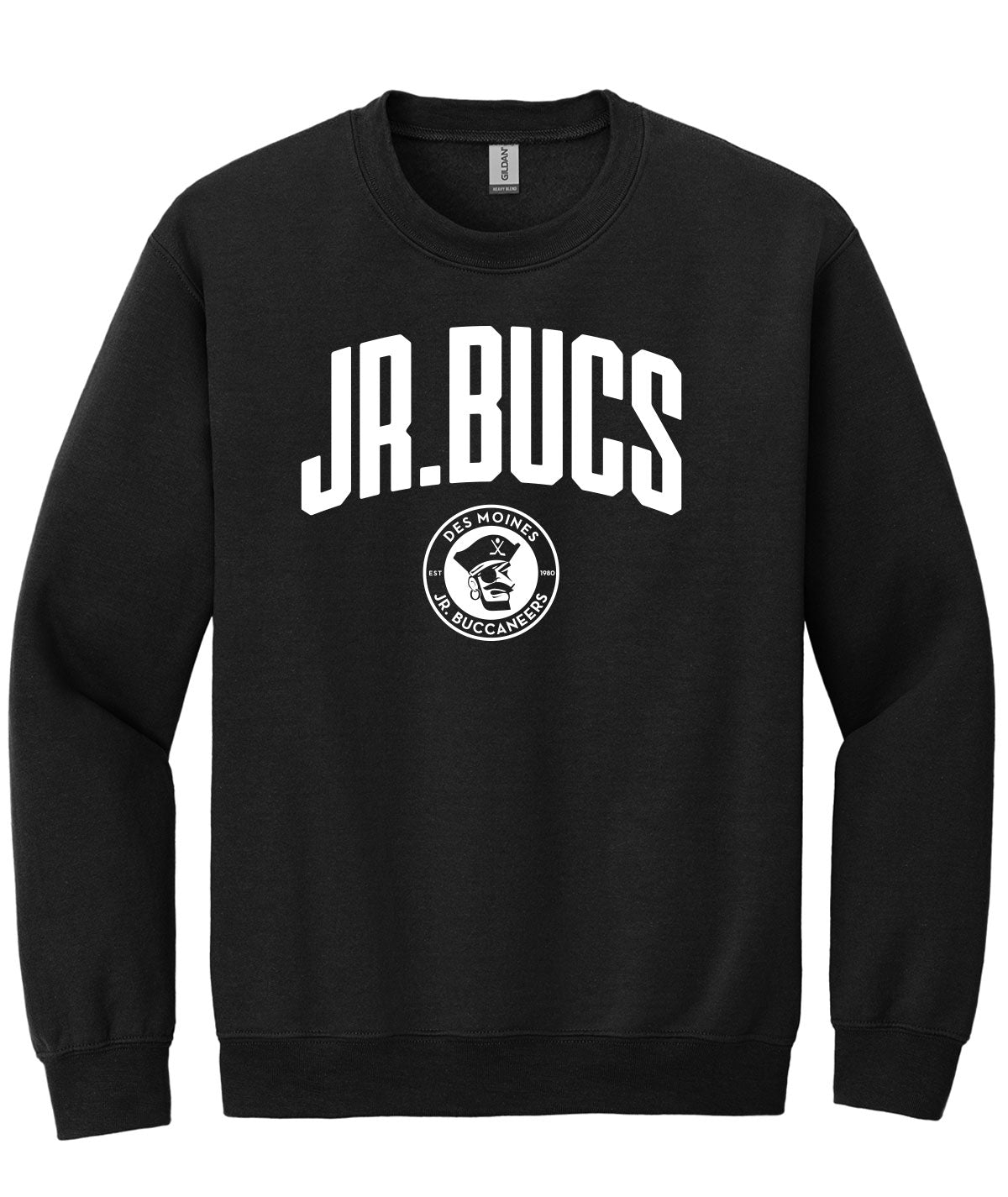Des Moines Jr. Bucs Arch Crewneck Sweatshirt