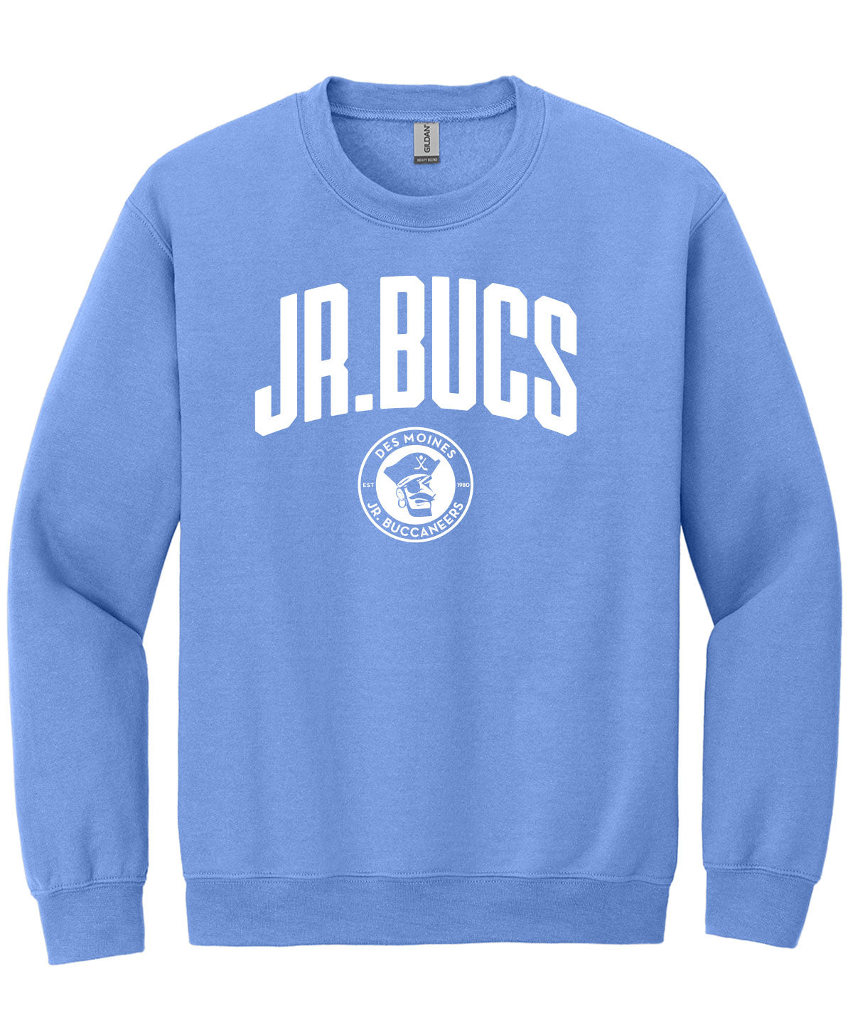 Des Moines Jr. Bucs Arch Crewneck Sweatshirt