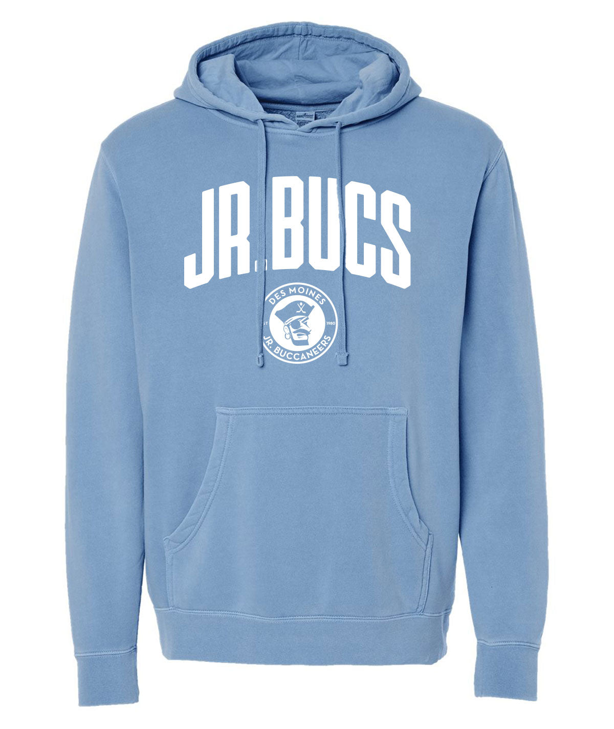 Des Moines Jr. Bucs Arch Slouch Hoodie