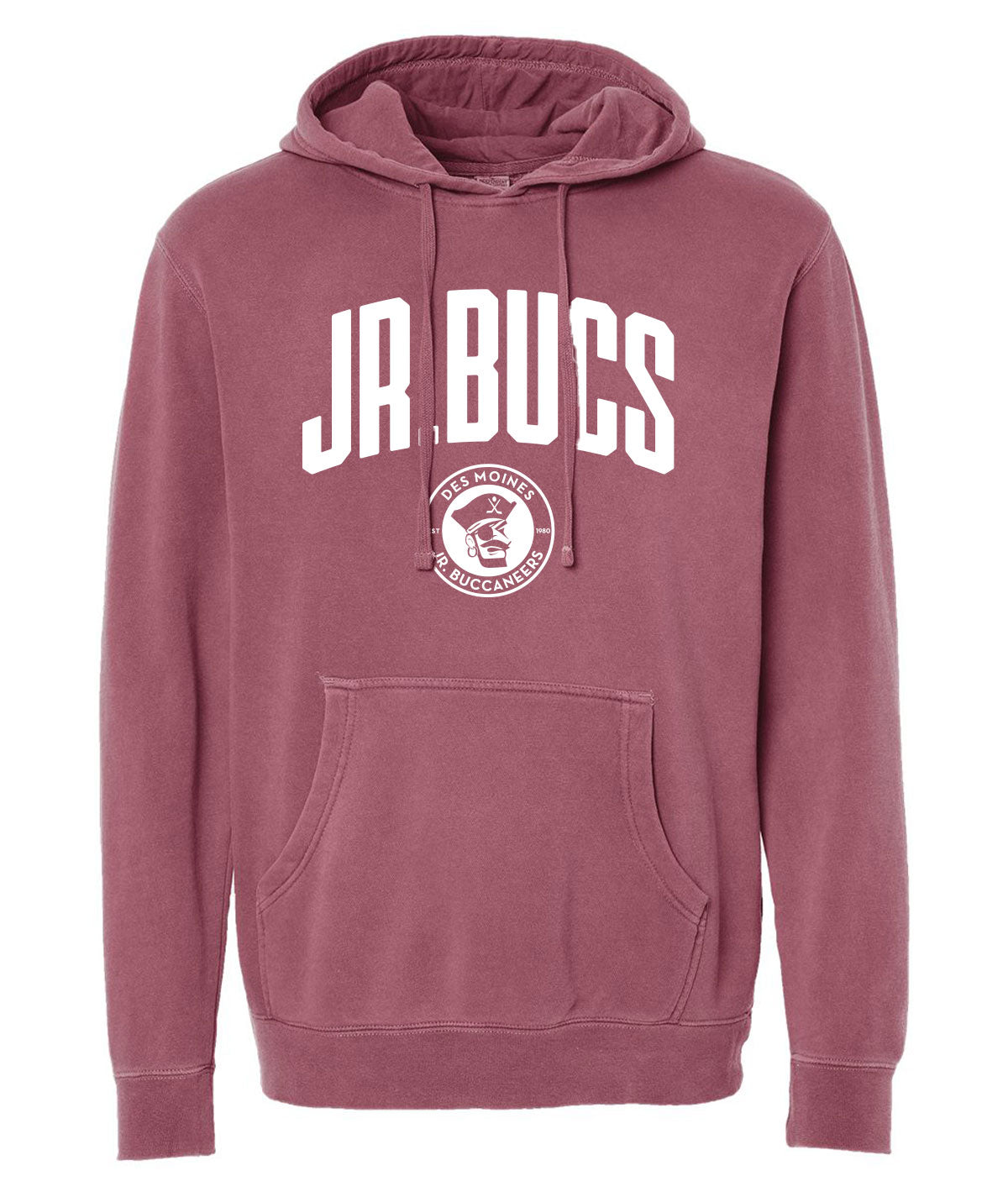 Des Moines Jr. Bucs Arch Slouch Hoodie