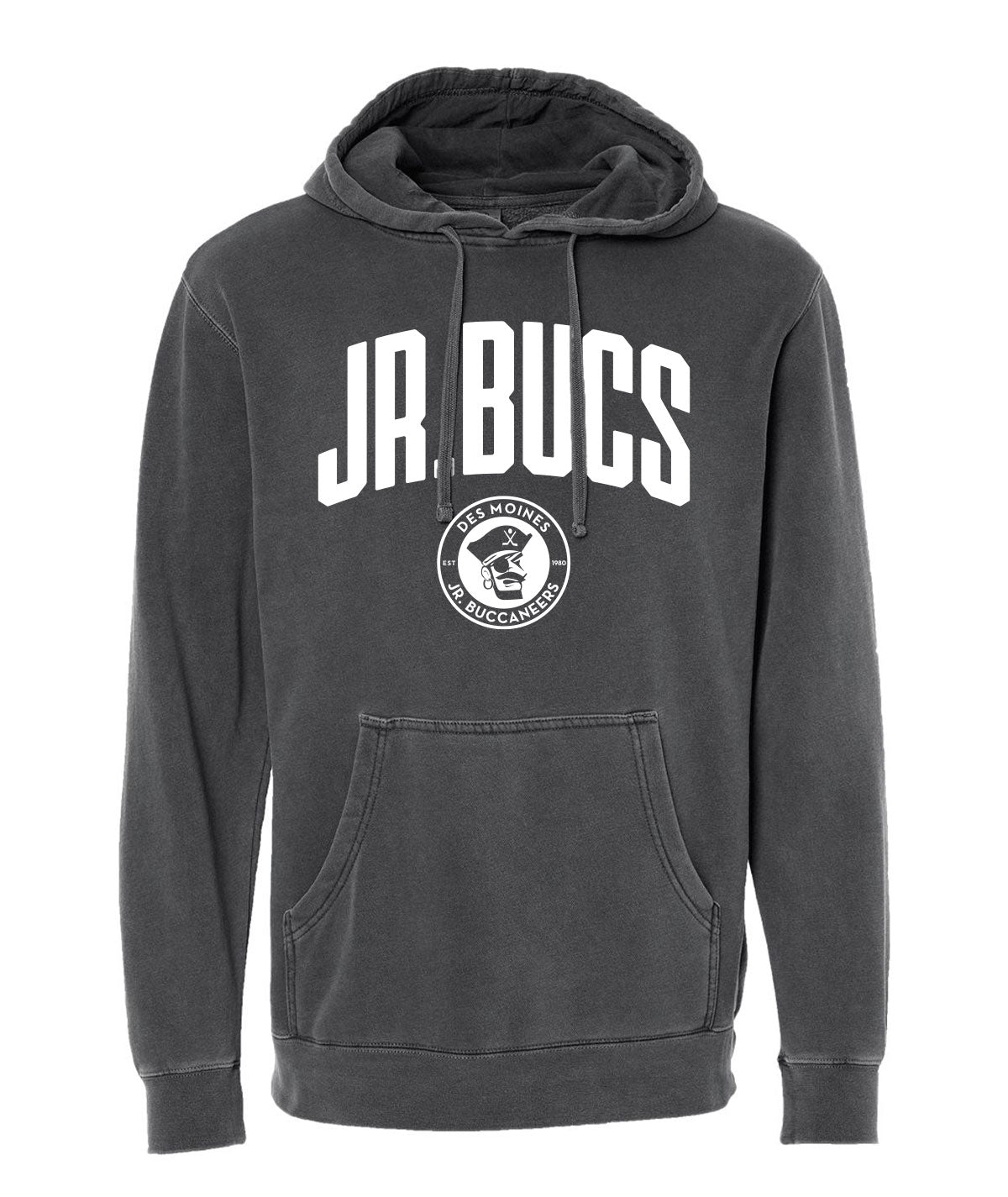 Des Moines Jr. Bucs Arch Slouch Hoodie