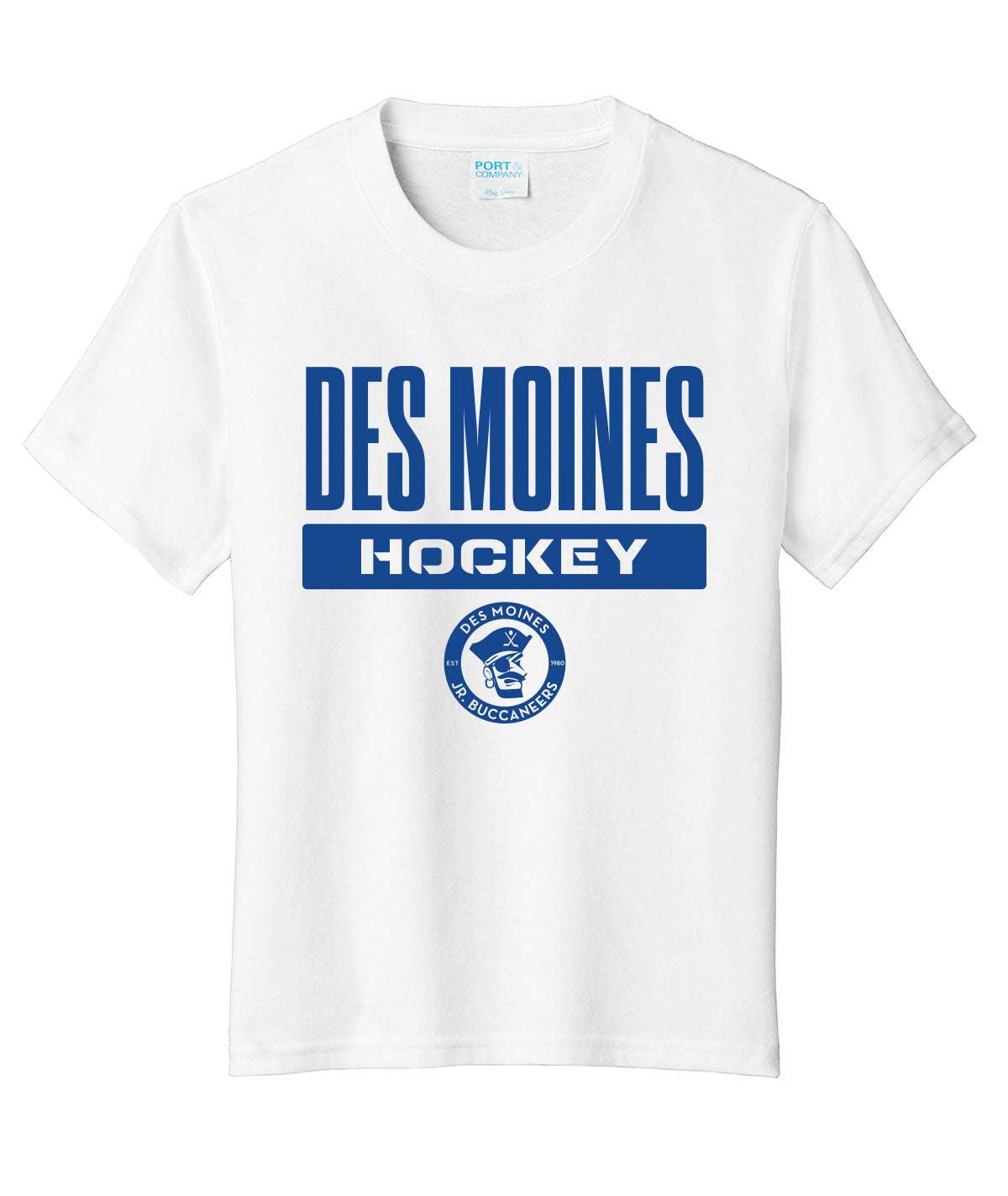 Des Moines Jr. Bucs Youth Soft Tee