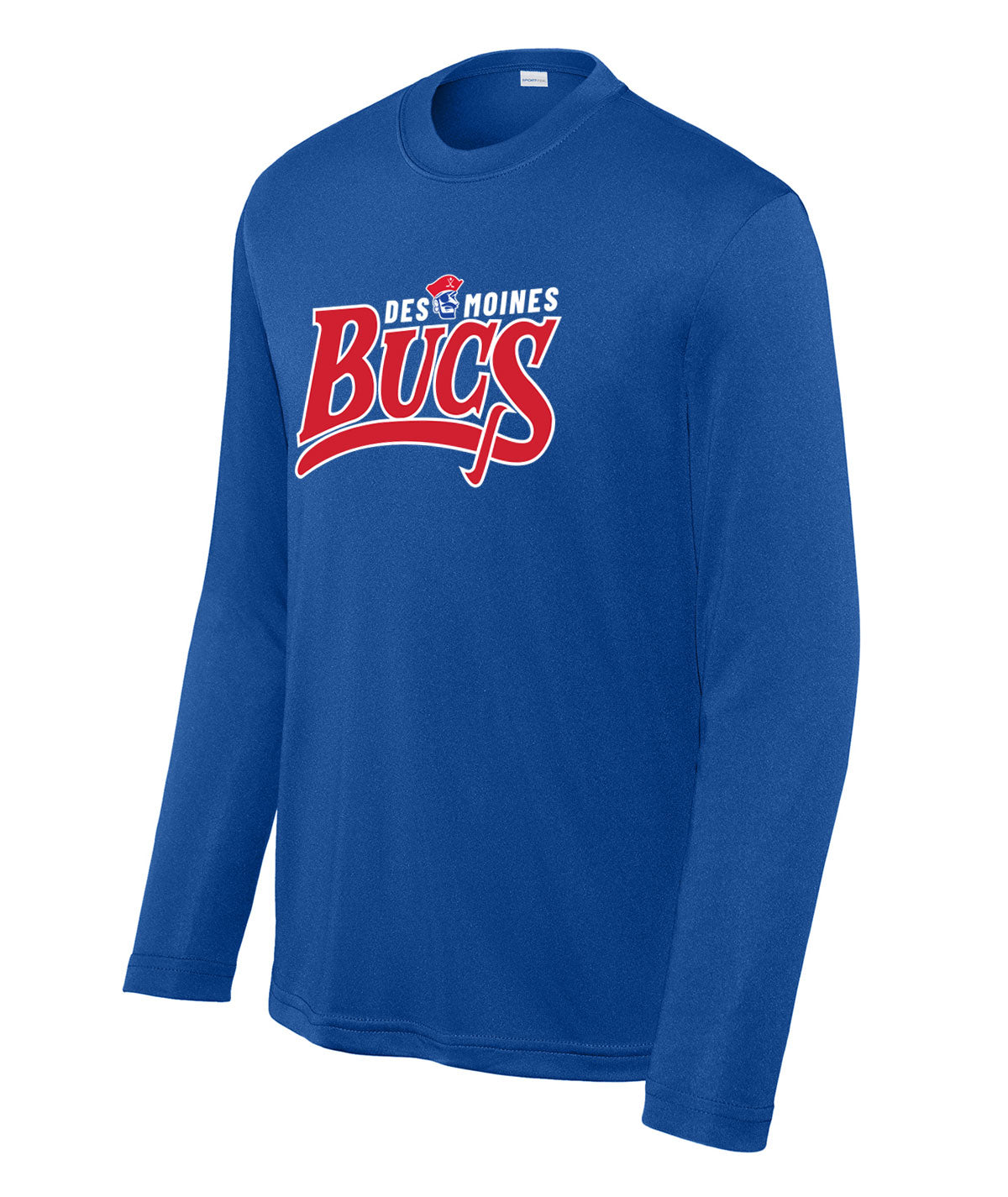 Des Moines Jr. Bucs Youth Long-Sleeve Performance Tee