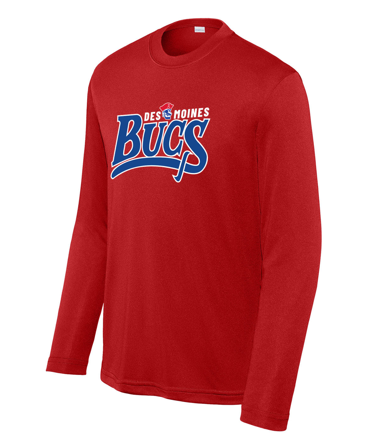 Des Moines Jr. Bucs Youth Long-Sleeve Performance Tee