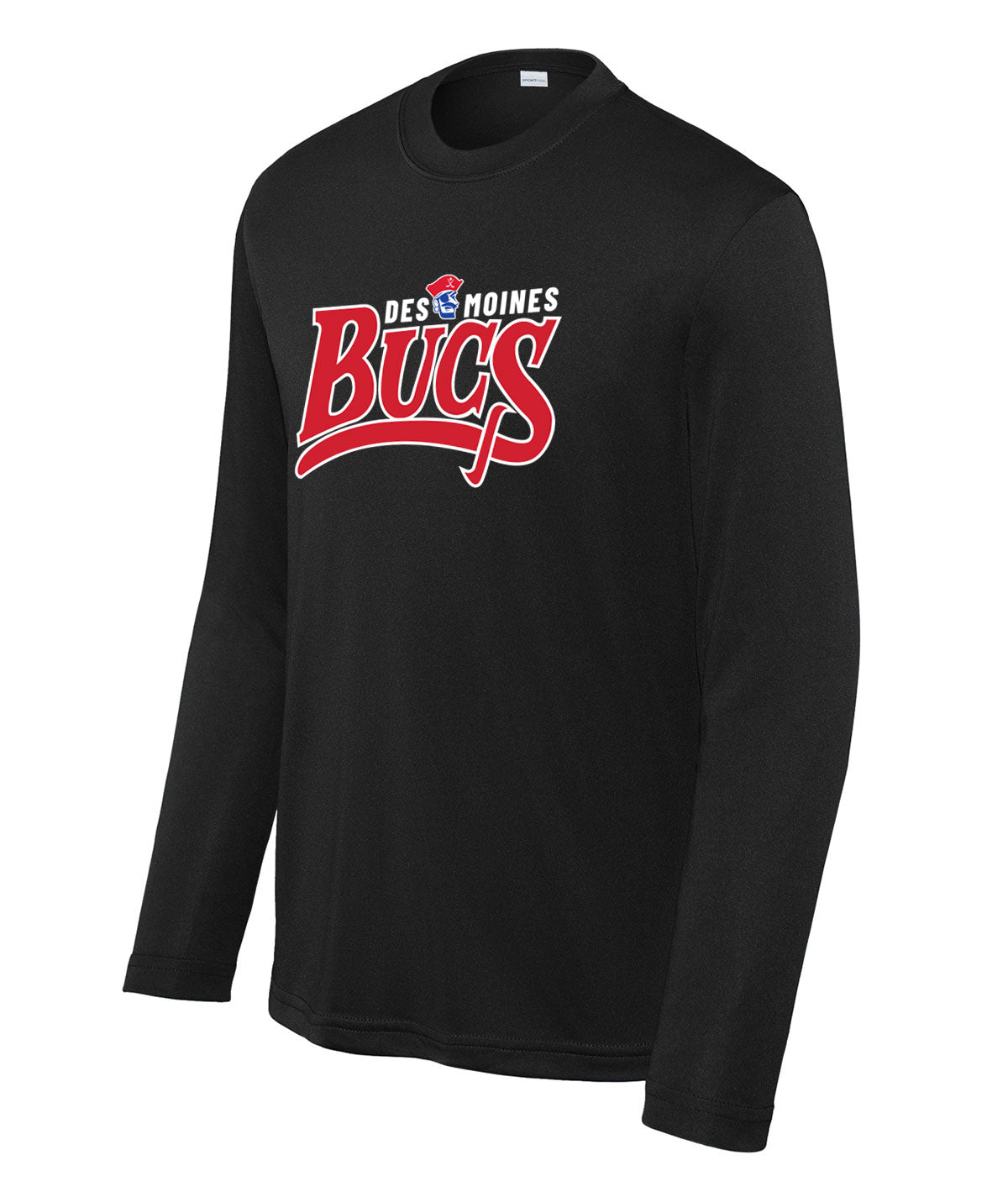 Des Moines Jr. Bucs Youth Long-Sleeve Performance Tee