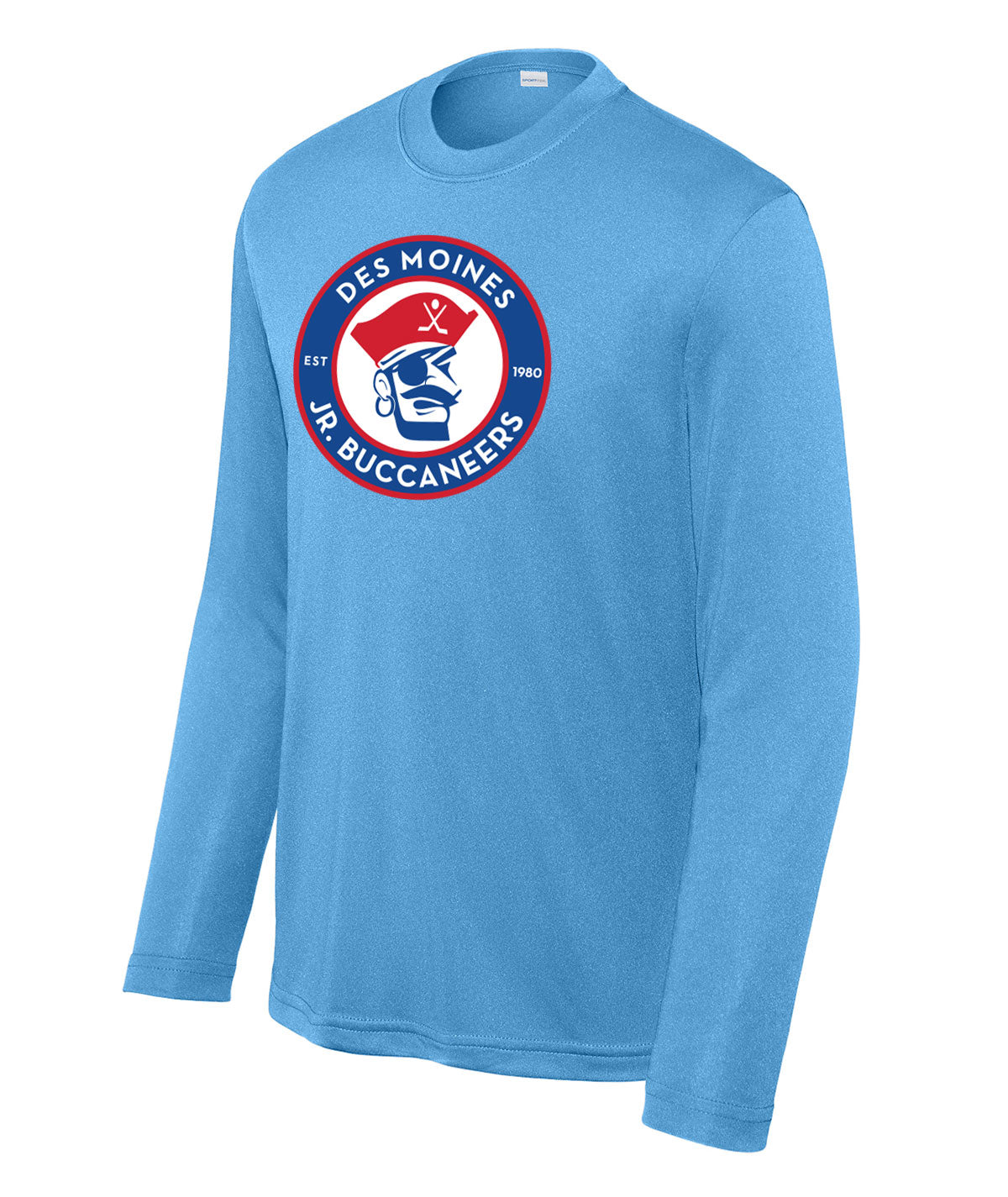 Des Moines Jr. Bucs Youth Long-Sleeve Performance Tee