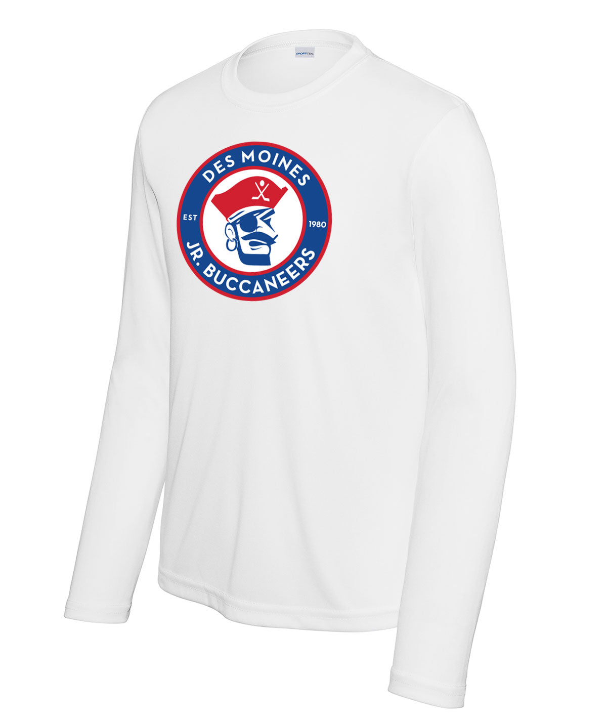 Des Moines Jr. Bucs Youth Long-Sleeve Performance Tee
