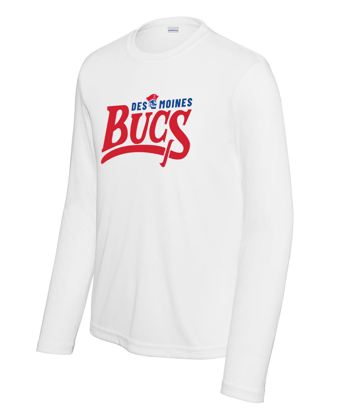 Des Moines Jr. Bucs Youth Long-Sleeve Performance Tee