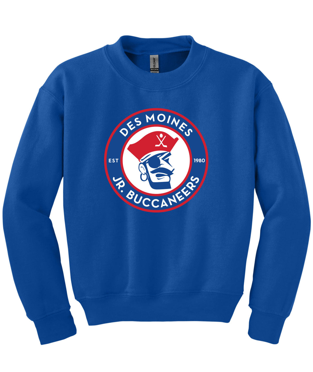 Des Moines Jr. Bucs Youth Crewneck Sweatshirt