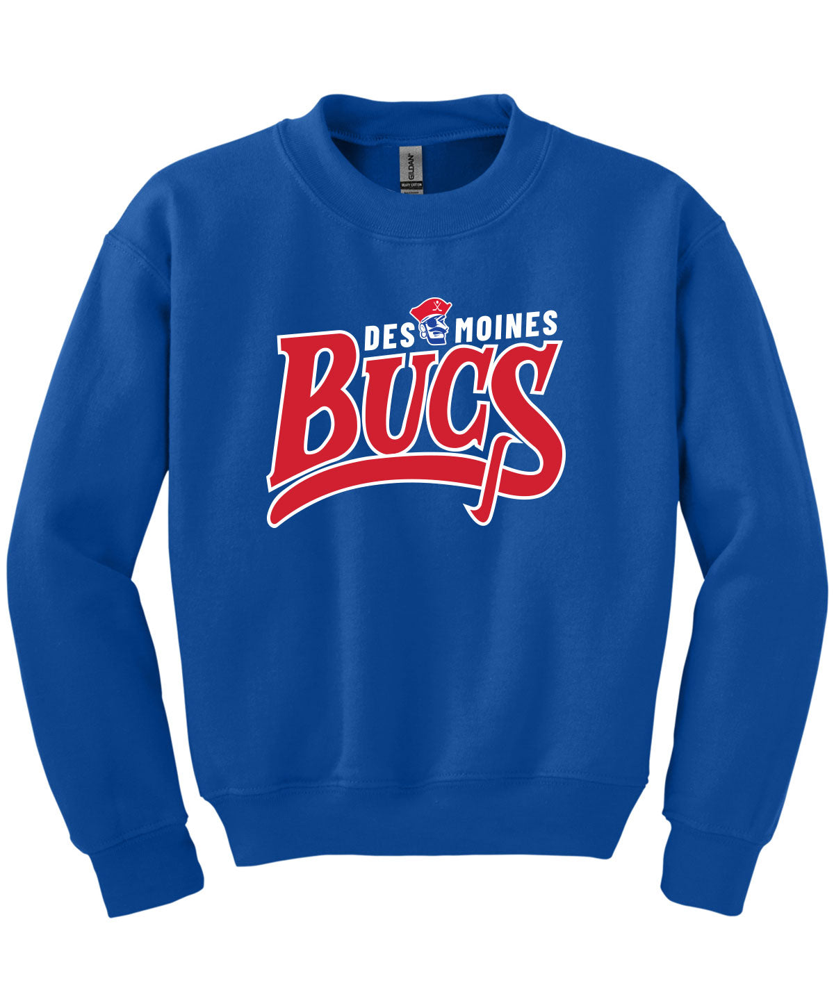 Des Moines Jr. Bucs Youth Crewneck Sweatshirt