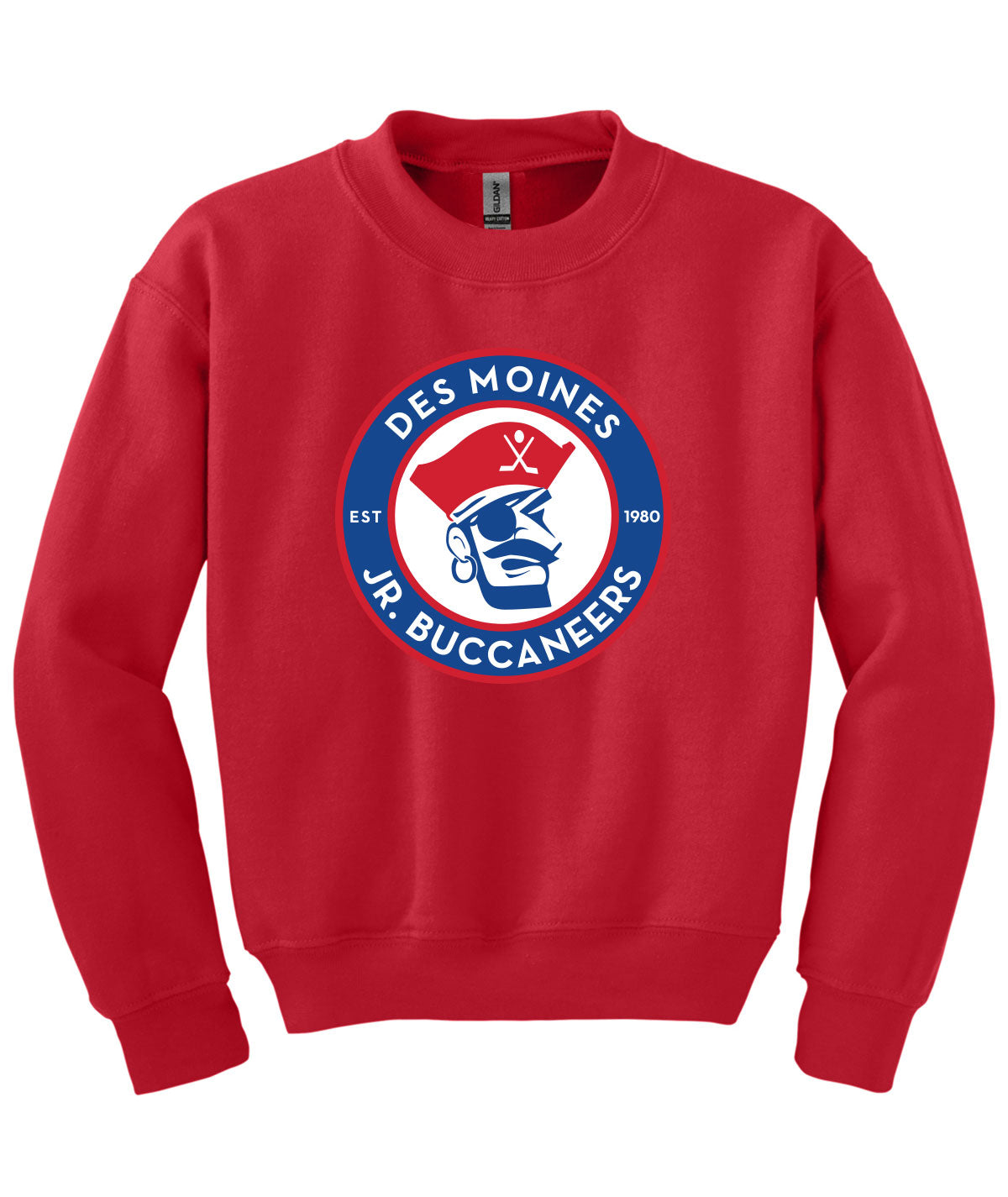 Des Moines Jr. Bucs Youth Crewneck Sweatshirt